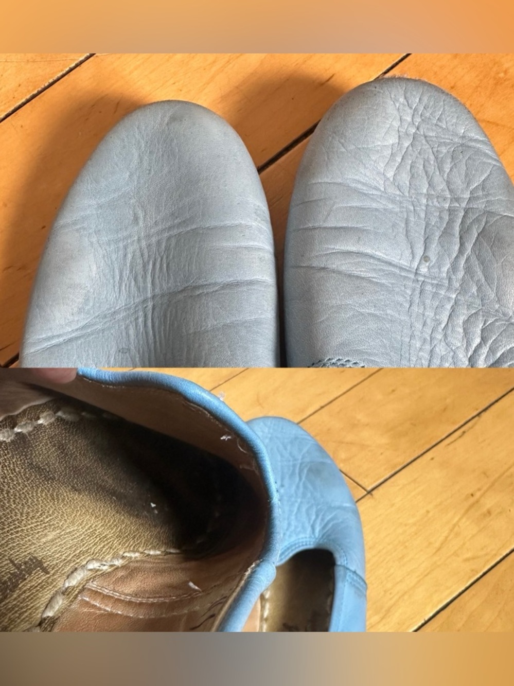 💜 Sabah Beirut Leather Slip On Shoes w/Dust Bag (39/US 8-8.5) - Picture 8 of 8